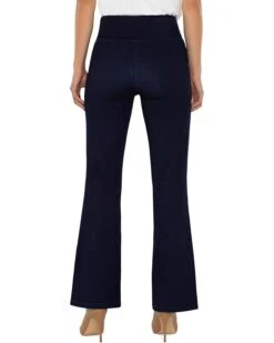 Liverpool Los Angeles Pearl Mid-Rise Ankle Flare With Pintucks Knit Denim | Jeans -LiLo Clothes 61ByHGdy42L. AC SR736920