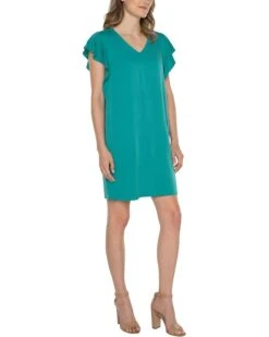 Liverpool Los Angeles Flutter Sleeve Dress | Dresses -LiLo Clothes 61D1s4jAOgL. AC SR736920