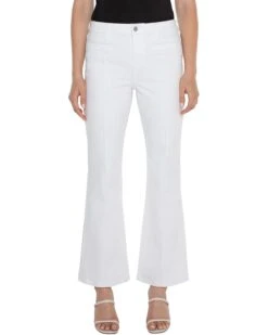 Liverpool Los Angeles Lucy Bootcut Mid-Rise Stretch Denim Jean with Welt Pocket and Pintuck Details 32" | Jeans