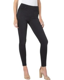 LiLo Clothes 17 Liverpool Los Angeles Chloe Pull-On Ankle Skinny in Reservoir | Jeans