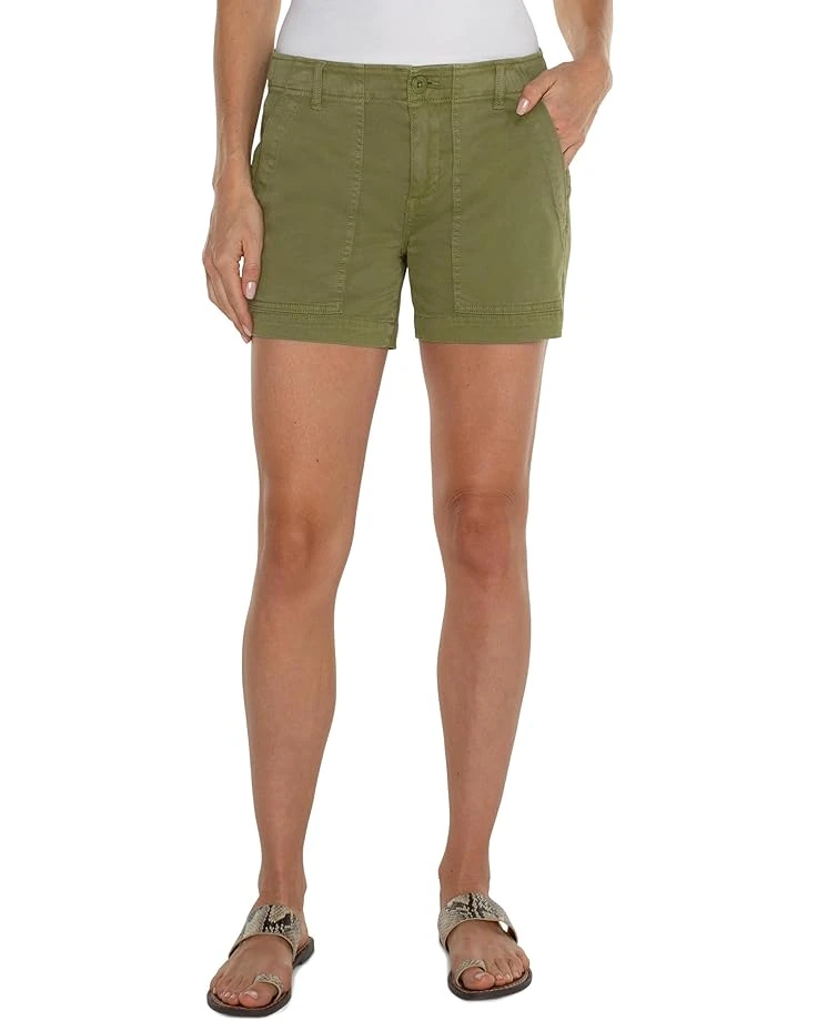 Liverpool Los Angeles Utility Shorts with Flap Pockets 1 Liverpool Los Angeles Utility Shorts with Flap Pockets
