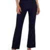 Liverpool Los Angeles Pearl Mid-Rise Ankle Flare With Pintucks Knit Denim | Jeans
