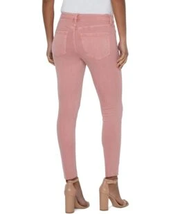 Liverpool Los Angeles Abby Ankle Skinny with Cut Hem in Rose Blush | Jeans -LiLo Clothes 61yC C4HfXL. AC SR736920