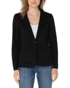 Liverpool Los Angeles Fitted Knit Blazer | Coats & Outerwear