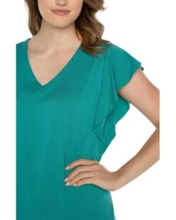 Liverpool Los Angeles Flutter Sleeve Dress | Dresses -LiLo Clothes 714fQCucWL. AC SR736920