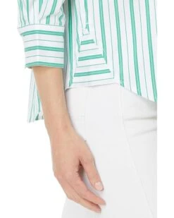 Liverpool Los Angeles Button Front Shirt with 3/4 Sleeve Stretch Poplin | Shirts & Tops -LiLo Clothes 71BhdJKYZ2L. AC SR736920