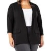 Liverpool Los Angeles Plus Size Boyfriend Blazer w/ Princess Darts | Coats & Outerwear