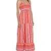 Liverpool Los Angeles Racer Back Tiered Maxi Dress with Smocking | Dresses