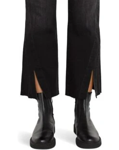 Liverpool Los Angeles Gia Glider Pull On Crop Flare Twisted Seam Mid Rise Stretch Black Denim in Lost Creek | Jeans -LiLo Clothes 71Ul 1PFz5L. AC SR736920