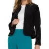 Liverpool Los Angeles Collarless Jacket with Frayed Edges Textured Chevron Chenille | Sweaters