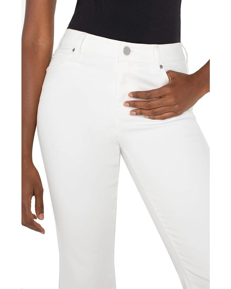 Liverpool Los Angeles Hannah Crop Flare Jean 25.5in Inseam in White | Jeans 3 Liverpool Los Angeles Hannah Crop Flare Jean 25.5in Inseam in White | Jeans - Image 3