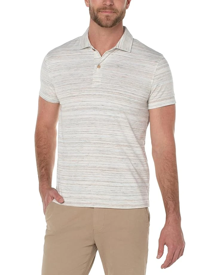 Liverpool Los Angeles Short Sleeve Henley Space Dye Knit | Shirts & Tops 1 Liverpool Los Angeles Short Sleeve Henley Space Dye Knit | Shirts & Tops