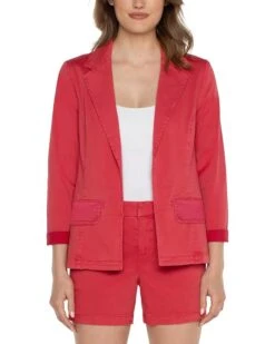 Liverpool Los Angeles Fitted Blazer Soft Touch Twill | Coats & Outerwear