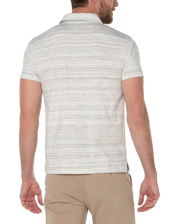 Liverpool Los Angeles Short Sleeve Henley Space Dye Knit | Shirts & Tops 3 Liverpool Los Angeles Short Sleeve Henley Space Dye Knit | Shirts & Tops - Image 3