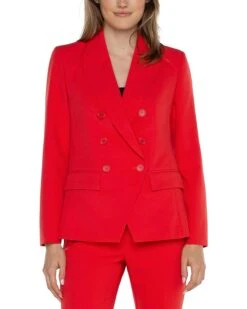 LiLo Clothes 38 Liverpool Los Angeles Double Breasted Blazer Luxe Stretch Suiting | Coats & Outerwear
