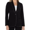 Liverpool Los Angeles Shawl Collar Blazer with Chain Trim | Coats & Outerwear