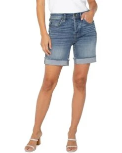 Liverpool Los Angeles The Keeper Fray Cuff Shorts