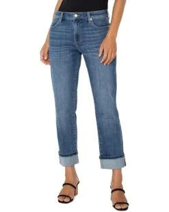 Liverpool Los Angeles Marley Girlfriend Cuffed Jeans