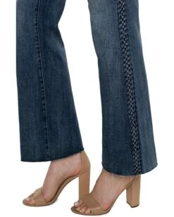 Liverpool Los Angeles Hannah Flare Braided Trim Mid-Rise Stretch Denim Jean 32" | Jeans -LiLo Clothes 8150X9VSqaL. AC SR736920