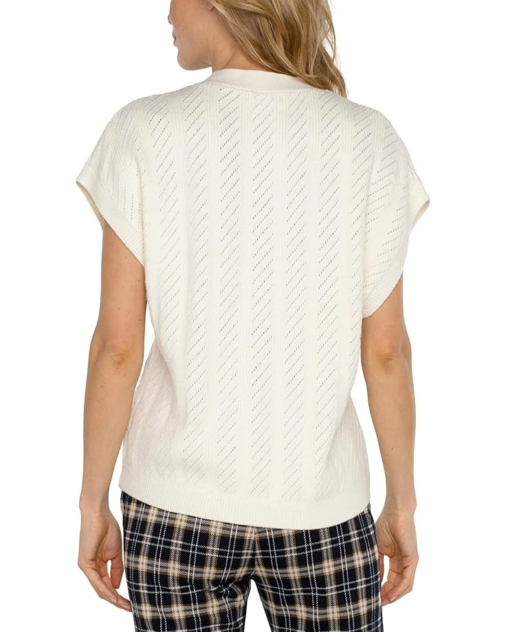 Liverpool Los Angeles Sleeveless Cardigan Button Front Sweater Vest | Sweaters 2 Liverpool Los Angeles Sleeveless Cardigan Button Front Sweater Vest | Sweaters - Image 2