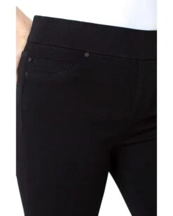 Liverpool Los Angeles Sienna Skinny Jean Leggings in Black Rinse | Jeans -LiLo Clothes 817o8TCbYWL. AC SR736920