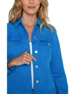 Liverpool Los Angeles Classic Jean Jacket | Coats & Outerwear -LiLo Clothes 81IKXbR5wPL. AC SR736920