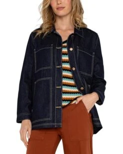 Liverpool Los Angeles Denim Chore Coat | Coats & Outerwear