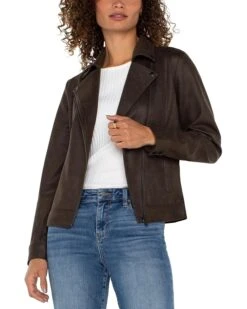 Liverpool Los Angeles Moto Jacket Faux Leather | Coats & Outerwear