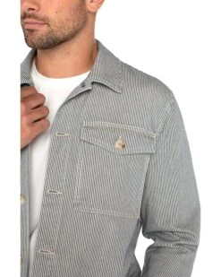 Liverpool Los Angeles Patch Pocket Shirt Jacket | Coats & Outerwear -LiLo Clothes 91AHXgB72OL. AC SR736920