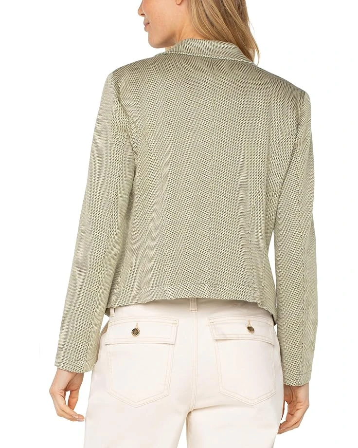 Liverpool Los Angeles Open Front Lofty Denim Blazer | Coats & Outerwear 2 Liverpool Los Angeles Open Front Lofty Denim Blazer | Coats & Outerwear - Image 2